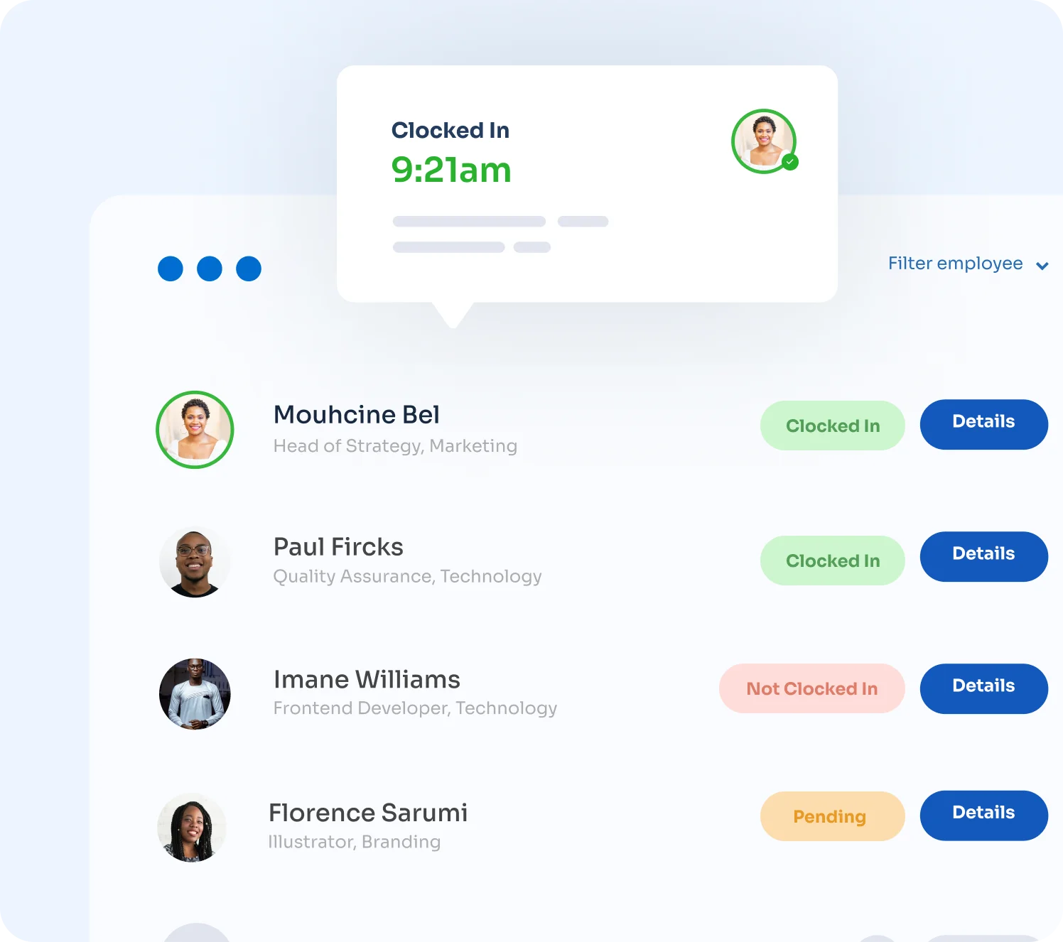 Attendance tracking