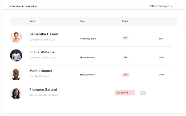 Seamless performance management interface